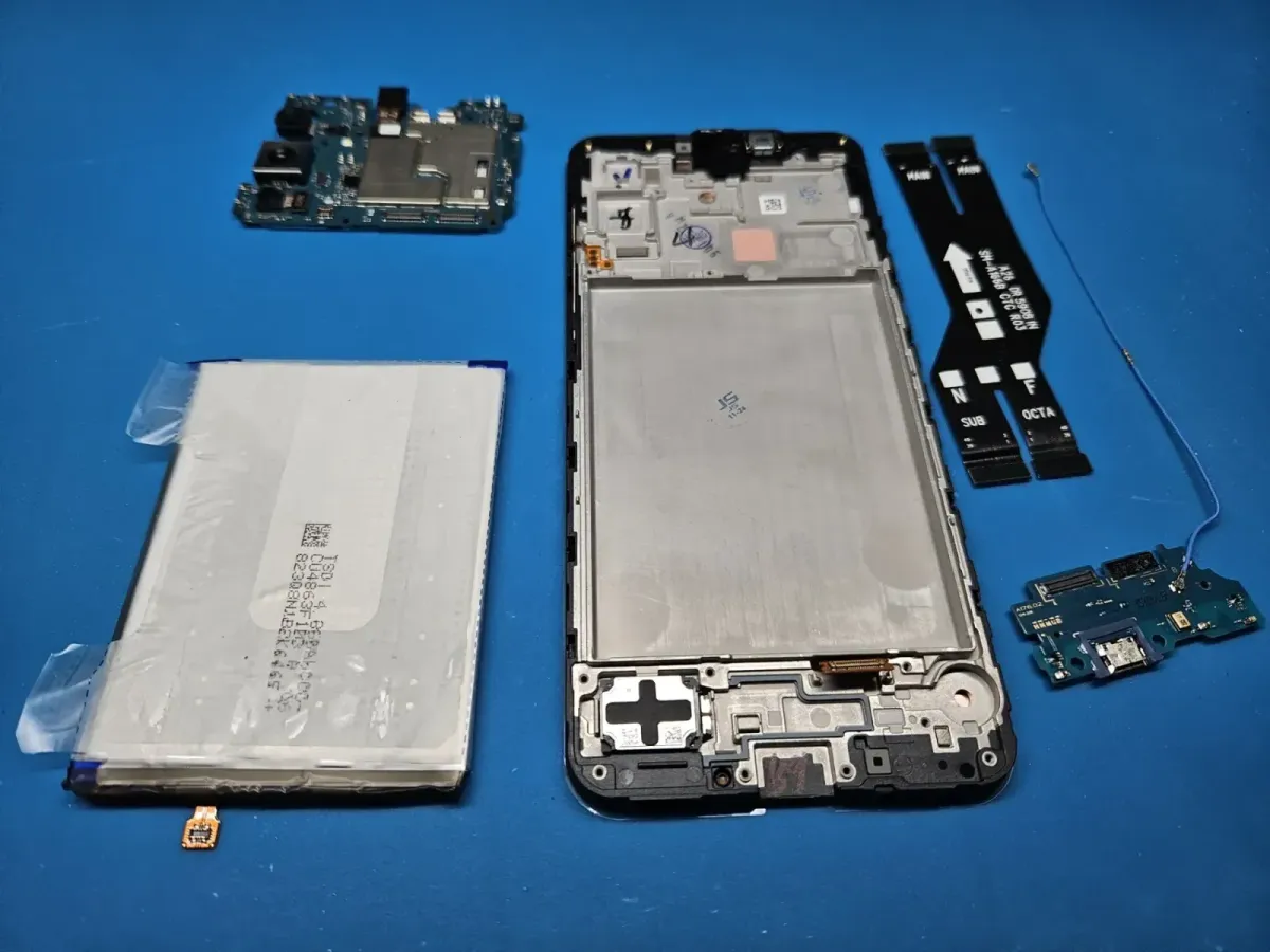 A17 samsung part way through a repair
