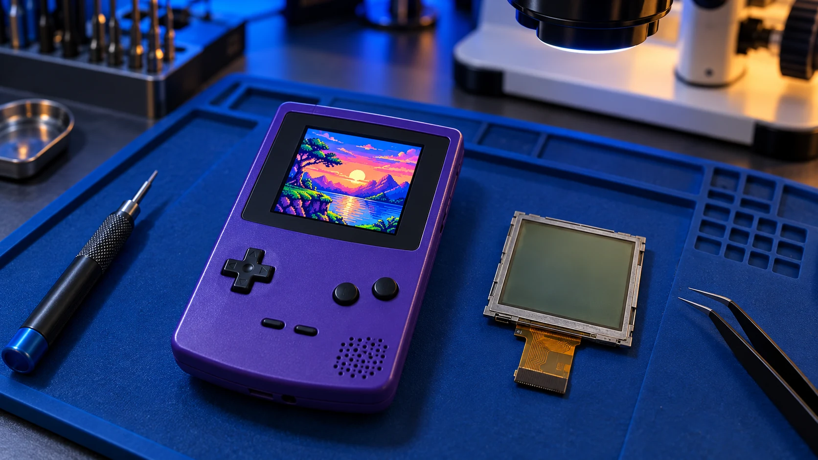 Game Boy Color IPS mod explained: drop-in or laminated?