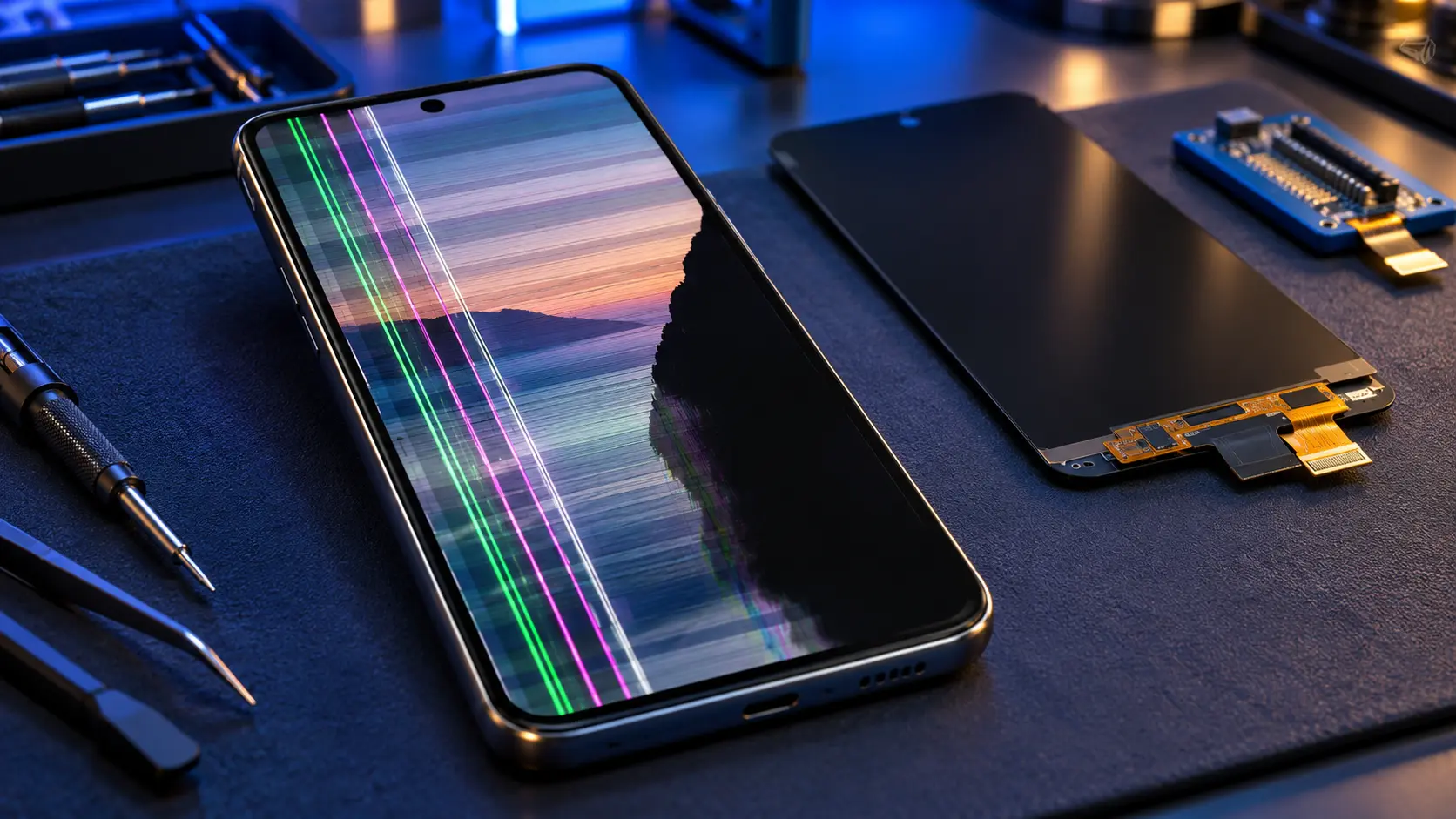 Samsung Galaxy A Screen Black, Green Line or Flickering? What to Check