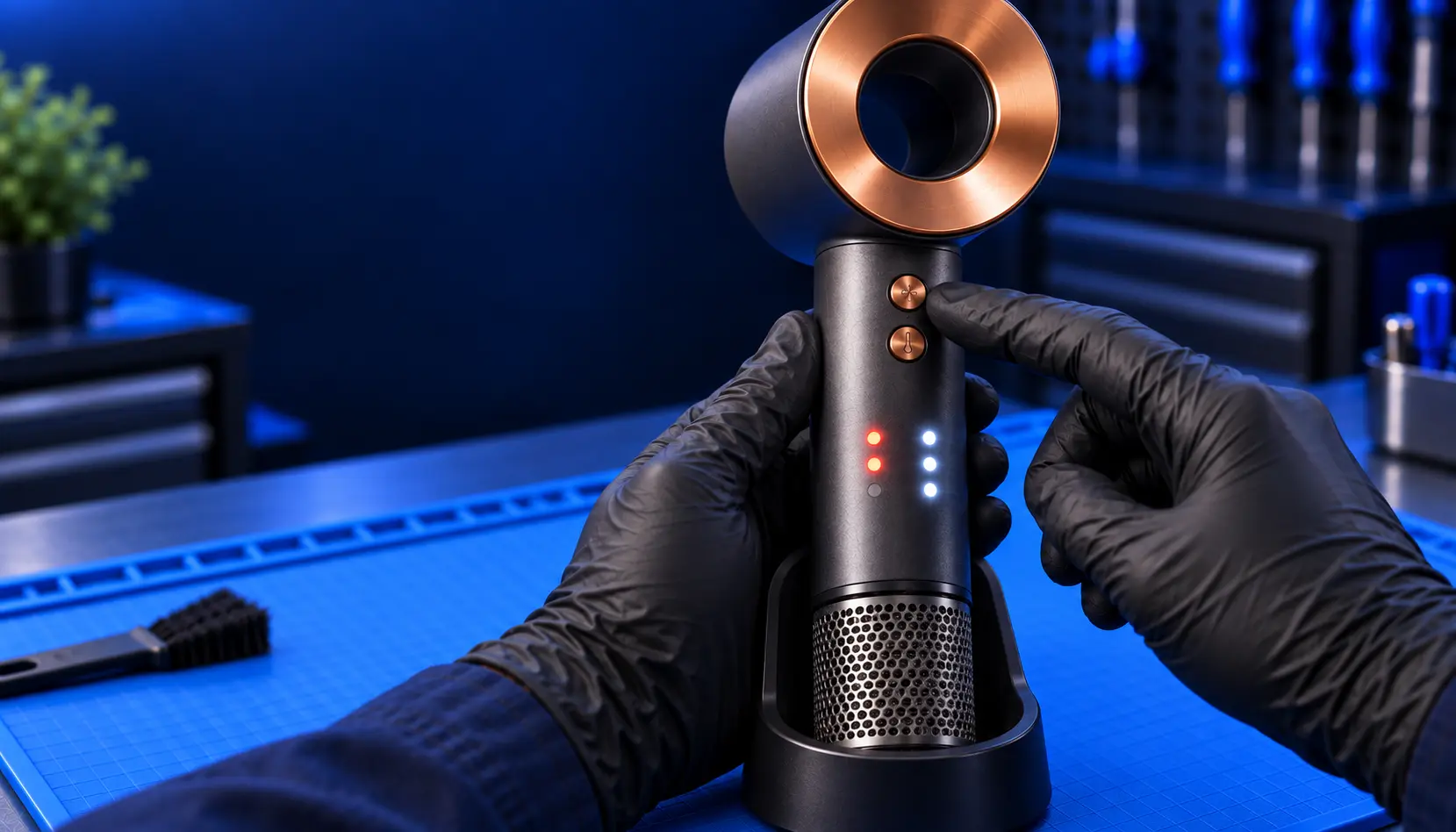 What the Lights on a Dyson Supersonic Mean