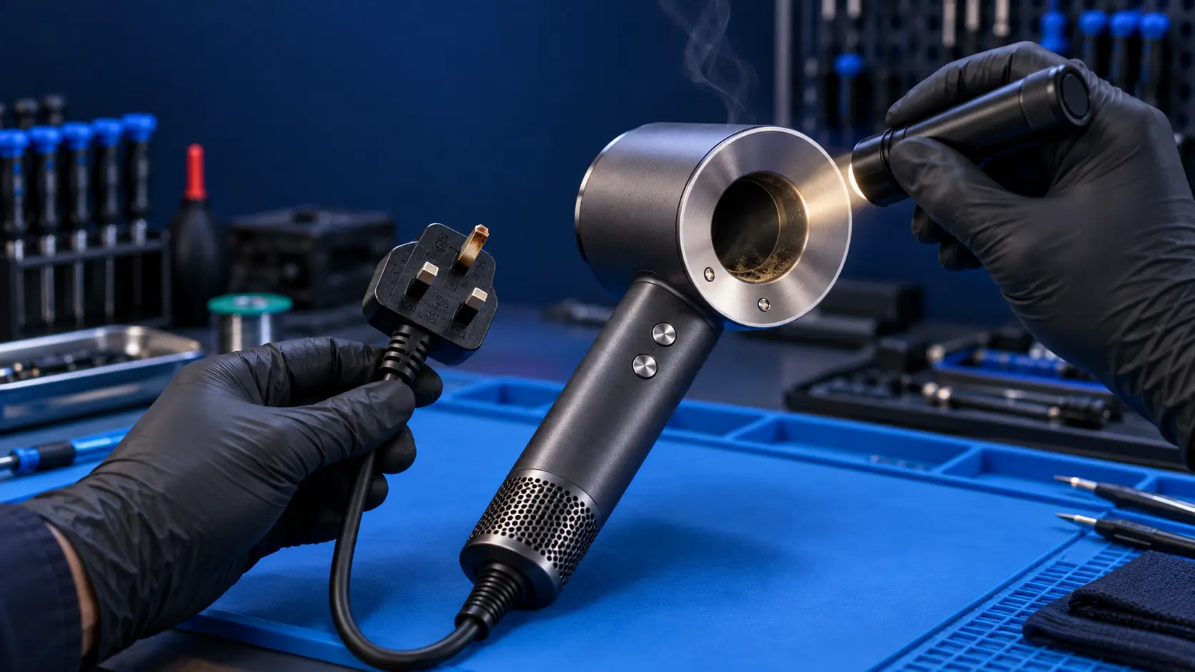 Dyson Supersonic Hair Dryer Burning Smell? Unplug It and Read This