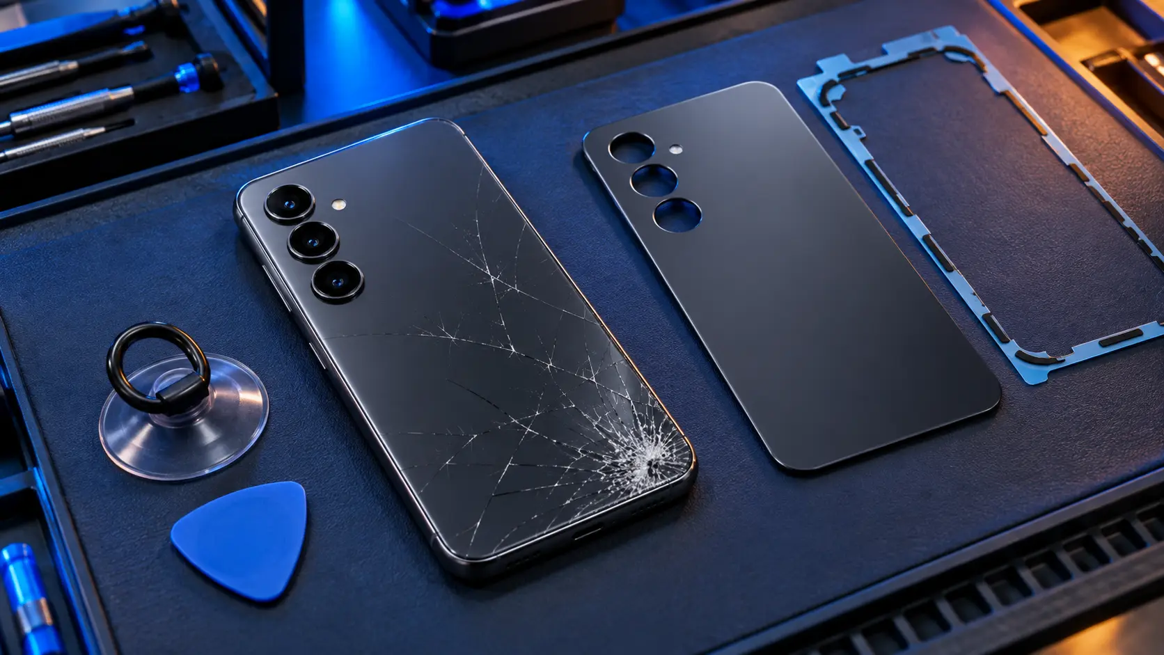 Cracked Samsung Galaxy A Back: Glass or Plastic, and the Fix