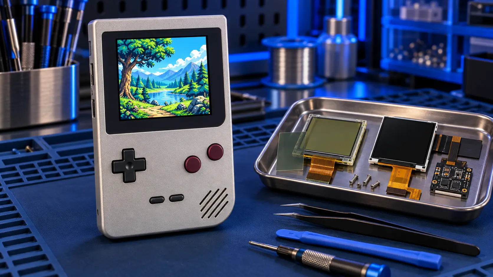 Game Boy Pocket IPS Screen Mod