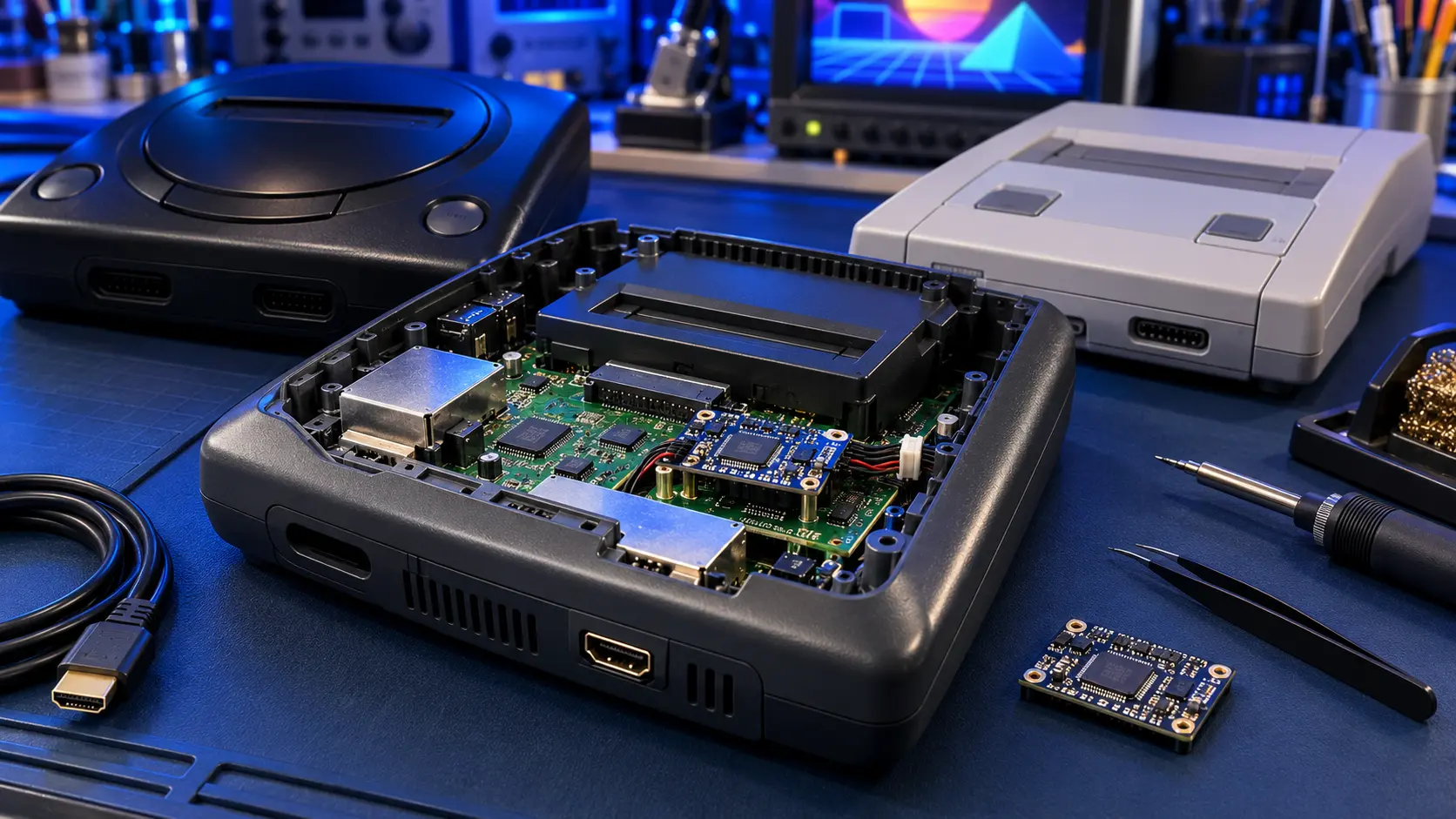Retro GEM HDMI Mod for PS1 and PS2