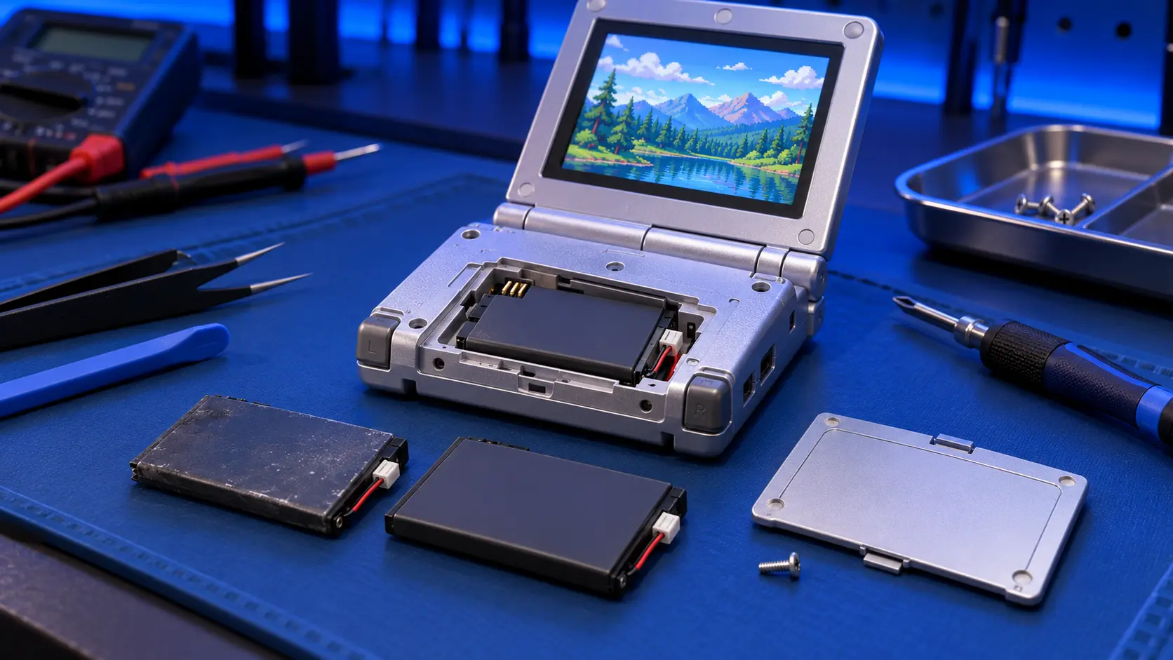 Game Boy Advance SP Battery Replacement