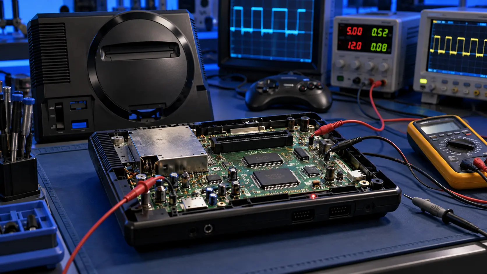 Mega Drive Repair: Won't Turn On or No Picture