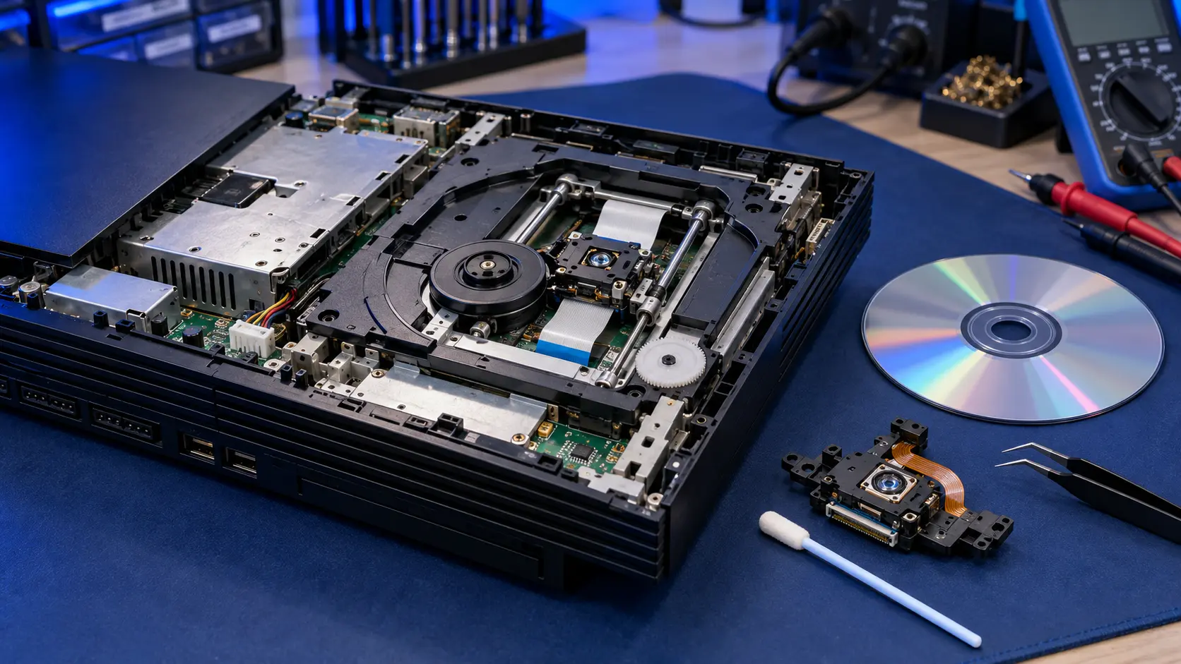 PS2 Disc Read Error Repair: Laser Replacement and Drive Service