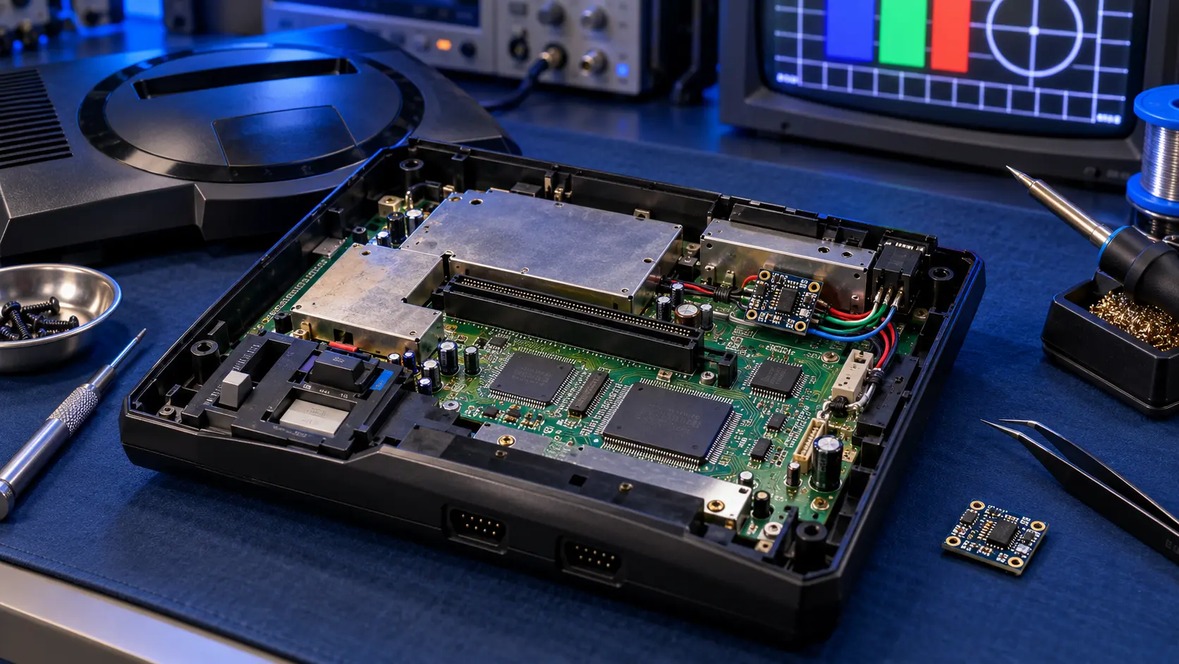 Mega Drive RGB Mod (Triple Bypass)