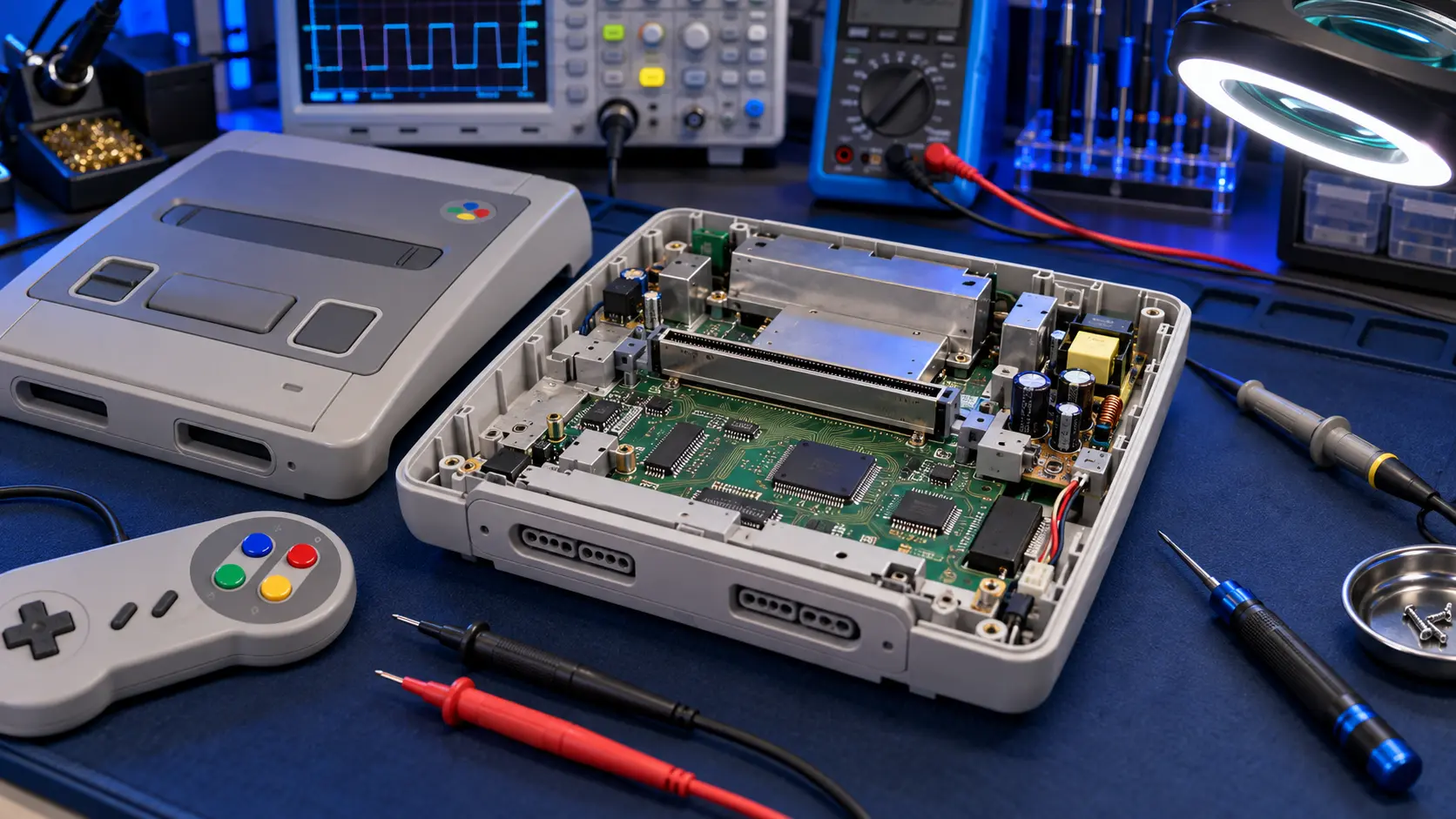 SNES Repair: Won't Turn On or No Picture