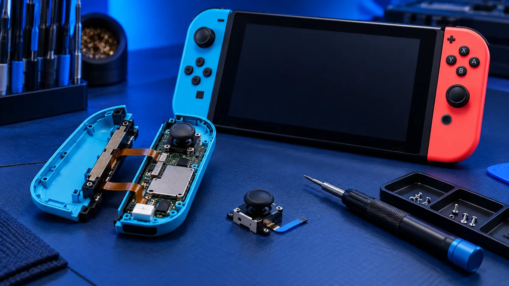 Joy-Con Drift Repair: Hall Effect Stick Upgrade