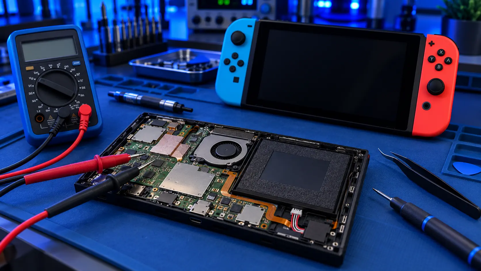 Switch Won't Turn On or Charge: Board Fault Repair