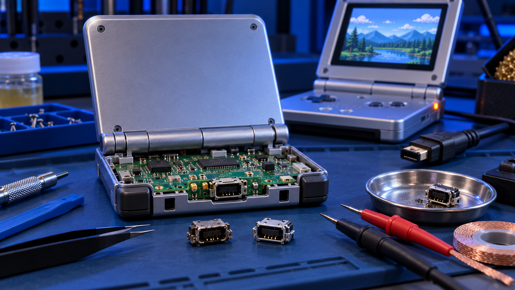 Game Boy Advance SP Charging Repair